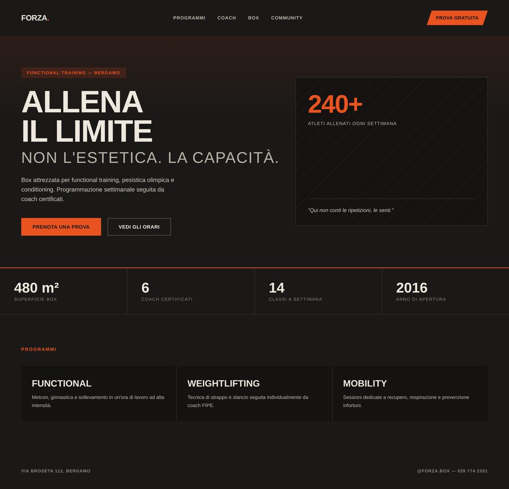 Homepage Forza Box